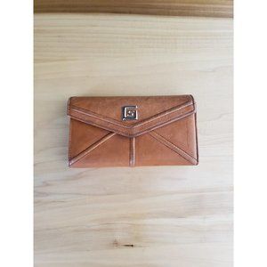 Leather Wallet Tan 80s/90s Vintage
